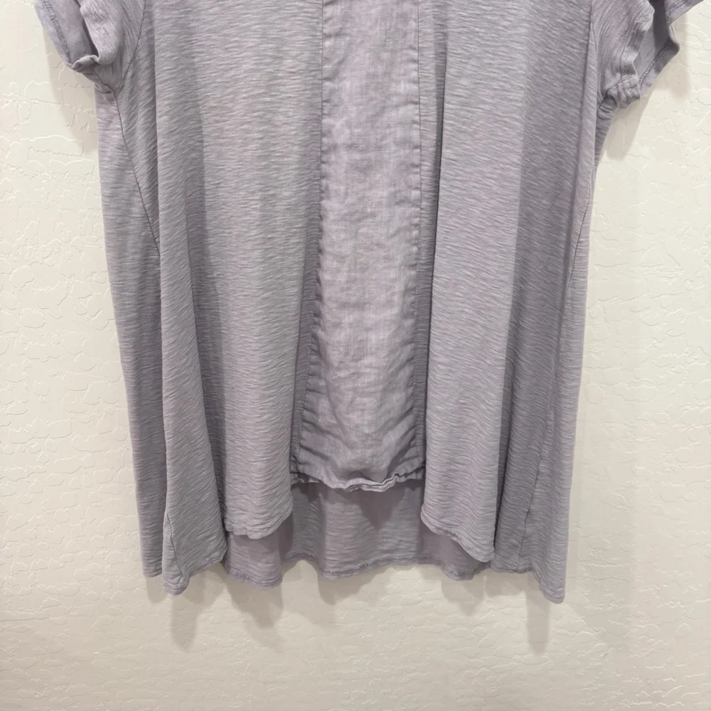 Cut Loose Light Purple Short Sleeve Tee - Picture 3 of 5